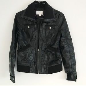 Xhilaration Faux Leather Jacket in Medium